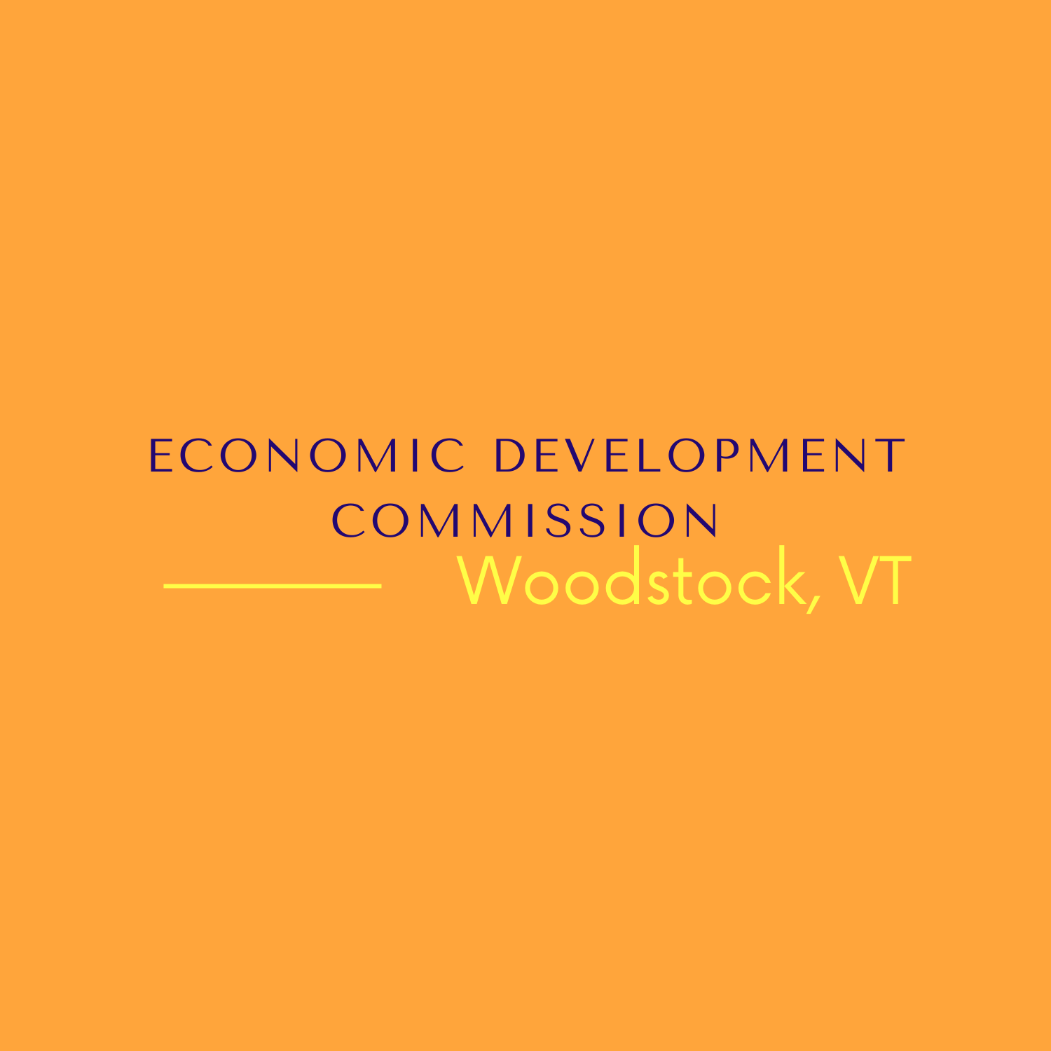 Economic Development Commission Logo (1) - Woodstock, VT